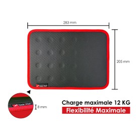 ToolsPro - Flexible Magnetic Tool Mat - Double Sided - Strong Neodymium Magnet Organizer - Ideal for Garage, Workshop, Craftsman and DIY - Non-slip and Easy to Clean