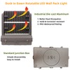 Dusk to Dawn 120W Rotatable LED Wall Pack Light, 5000K