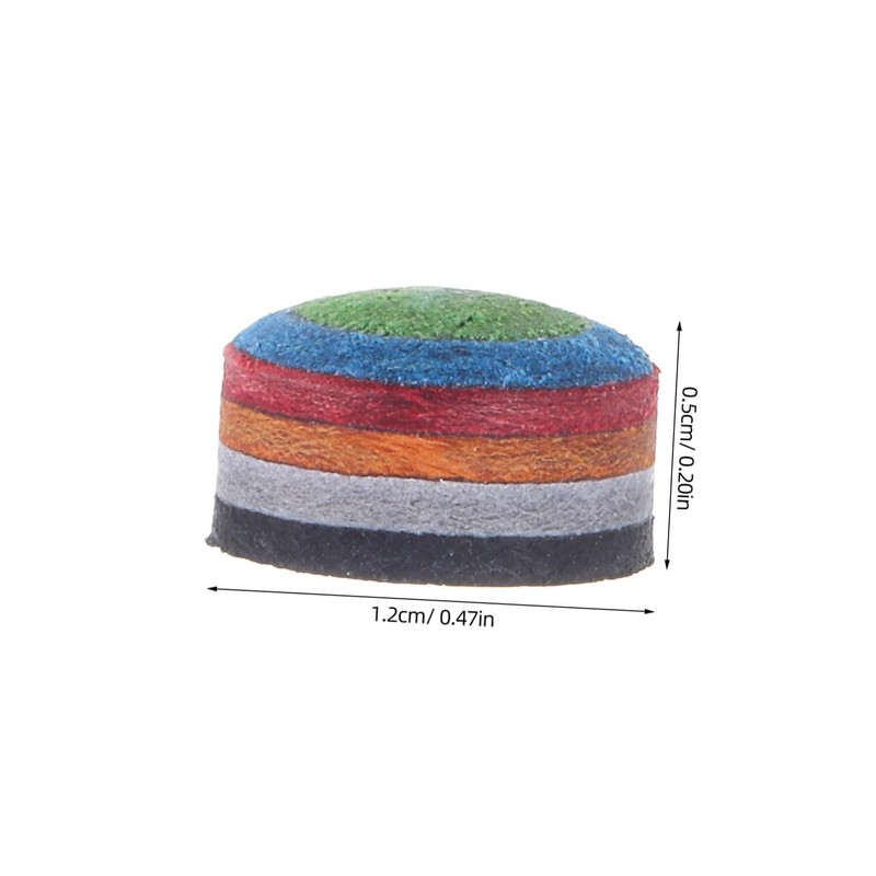 SUPVOX Pool Cue Tip Replacement Durable Rubber Tips for Snooker