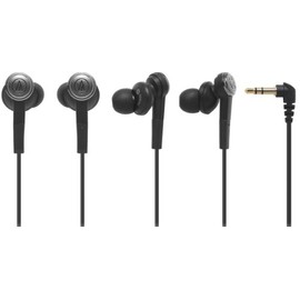 オーディオテクニカ SOLID BASS インナーイヤーヘッドホン ブラック ATH-CKS55 BK