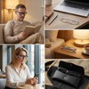 1.5 Reading Glasses Men, Oversized Readers for Women, 4 Pack