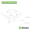 Genius® Upvc Window Restrictor Hook Child Lock Restrictor Safety Catch