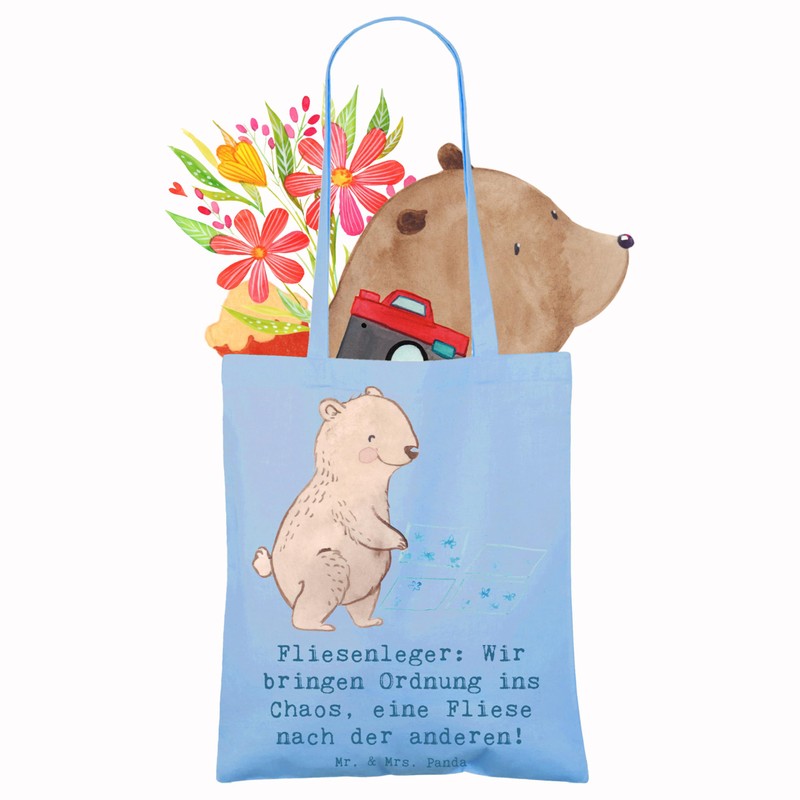 Mr. & Mrs. Panda Tiles Carry Bag - We bring