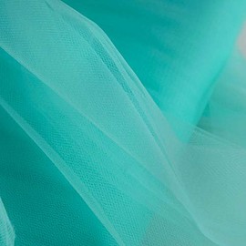 Phantomon 54" by 40 Yards (120 ft) Fabric Tulle Bolt for Wedding, Decoration, DIY Project, Gift Ribbon, Tutu Skirt Sewing Crafting, Chair Sash Bow (Blue)