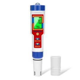 HOICATED pH Salt Tester TDS Salinity pH Tester 6 in 1 Digital Salt ORP Tester for Pool Spa Hot Tub TDS EC Temp Tester for Hydroponic Aquarium