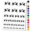 Two Love Doves Wedding Hearts Birds Temporary Tattoo Water Resistant