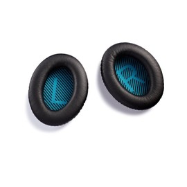 Replacement Ear Pads for Bose QuietComfort QC25, Aurtec Cushion with Memory Form and Protein Leather, Black