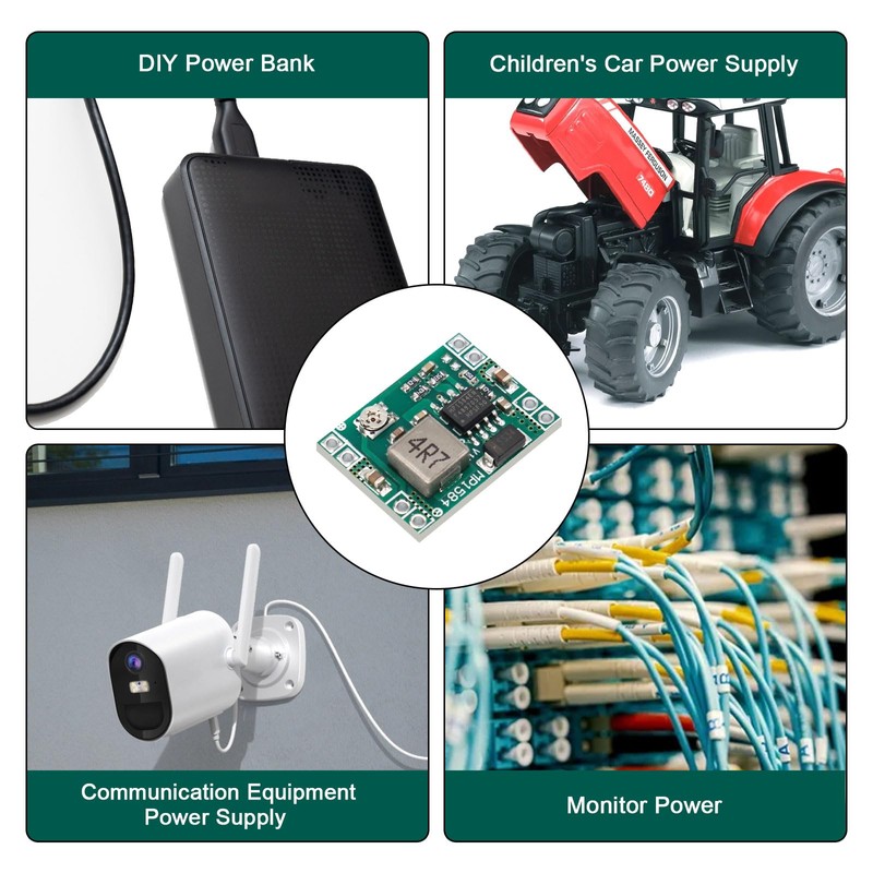 Pack of 10 Mini Step Down Converter Module, QIQIAZI DC-DC