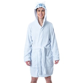 MJC International Rudolph The Red-Nosed Reindeer Adult Bumble The Abominable Snowman Costume Bathrobe Robe (Bumble Blue, Large)