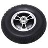 Wheelchair Wheel Replacement Solid PU Reinforced Aluminum Alloy Hub Walker