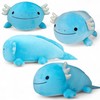 Pineapple Axolotl Plush Toy, 24" Axolotl Stuffed Animal Plushie, Giant