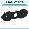 KINTLE 9 inch 638006008 Edger Blade with Teeth Compatible with