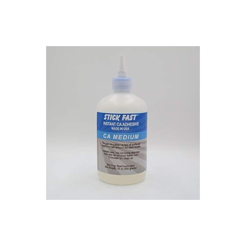 Stick Fast CA Quick Set Adhesive Medium 16 oz