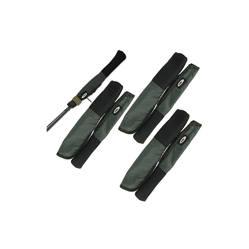 3 Pairs Rod Protectors Tip & Butt NGT CAMO Neoprene