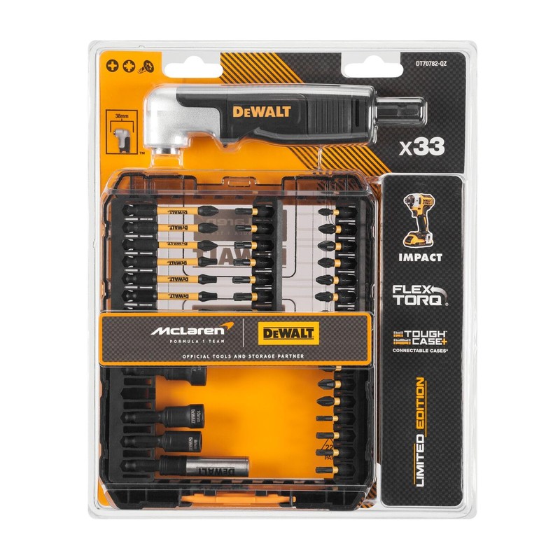 Dewalt McLaren DT70782-QZ 33 Piece Screwdriver Bit Set with Hex