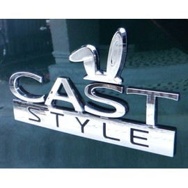 L-hotse Rabbit Ears 3D Plated Emblem Car Sticker