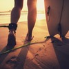 PATIKIL 7.9ft x 7.2mm Surfboard Leash, Coiled Leashes with Plug