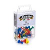 25 Pins with Coloured Push Pins (1.15 x 23 mm)