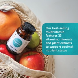 Viridian - High Five Multivitamin Formula - 90 Veg Caps | Support Energy & Vitality with 23 Essential Nutrients & Including Vitamin B5 | Formulated by Nutritionists | No Artificial Additives | Vegan