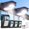 LIFENGSOLER 118Leds Solar Motion Sensor Lights Outdoor, Clip on Solar