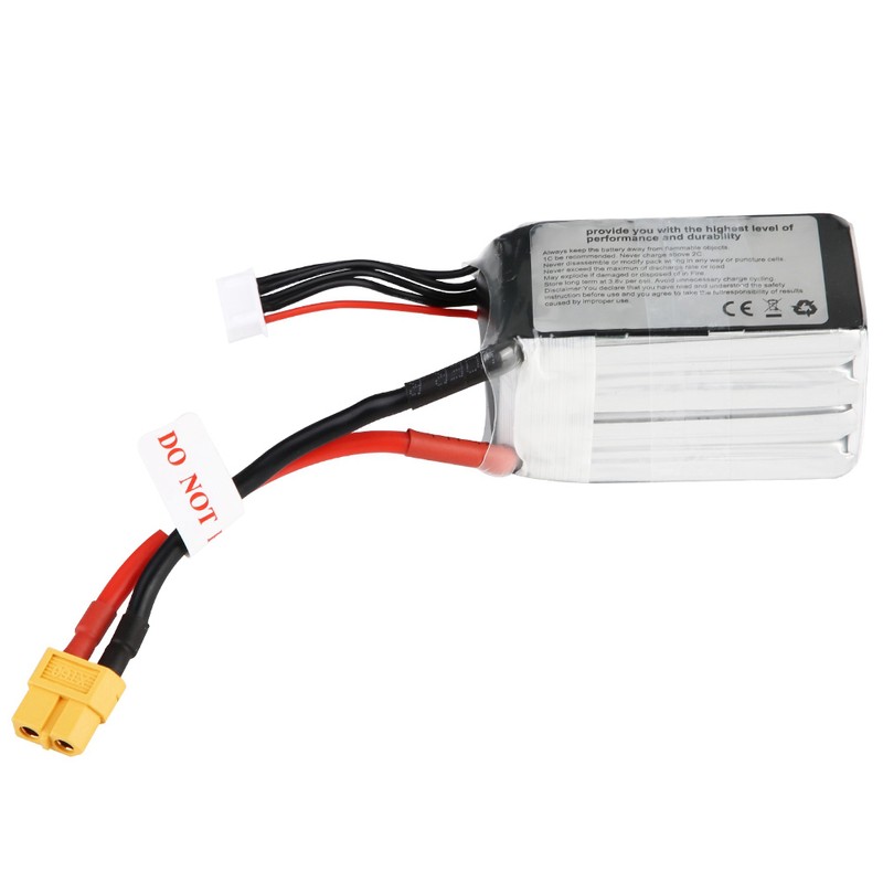 Tattu 14.8V 1800mAh 95C 4S1P Lipo Battery Pack with XT60-SYP