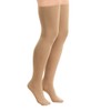 Dream Products Non-Run Compression Stockings, Thigh High, Queen (fits 5'6"-6'/150-200