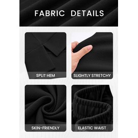 KIRUNDO Fall Sweatsuits Women 2 Piece Outfit Lounge Sets 2025 Matching Airport Oversized Sweatshirt Sweatpants Tracksuit(Black, X-Large)