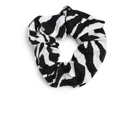 Pack of 2 Satin Scrunchies for Women - No Crease Hair Ties for Women| Scrunchies For All Hair Types and Textures, Perfect for Day or Night (Black & White)
