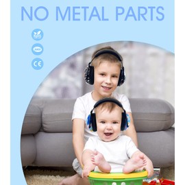 Hocazor HZ015 Kids Ear Protection with Superior Soft Thickened Ear Pads, Baby Noise Cancelling Headphones NRR 22dB - Blue Dream