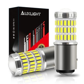 AUXLIGHT AUXLIGHT 2057 1157 2357 7528 2057A 1157A LED Bulbs Xenon White, Ultra Bright 60-SMD LED Replacement for Back Up/Reverse Lights, Brake/Tail Lights, Turn Signal/Parking or Running Lights (Pack of 2)