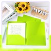 Gueevin 100 Pcs Two Pocket Folders Bulk Plastic File Folder
