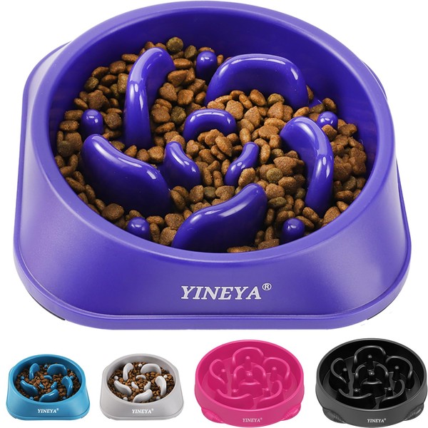 YINEYA Slow Feeder Dog Bowls Large Breed, Dog Slow Feeder