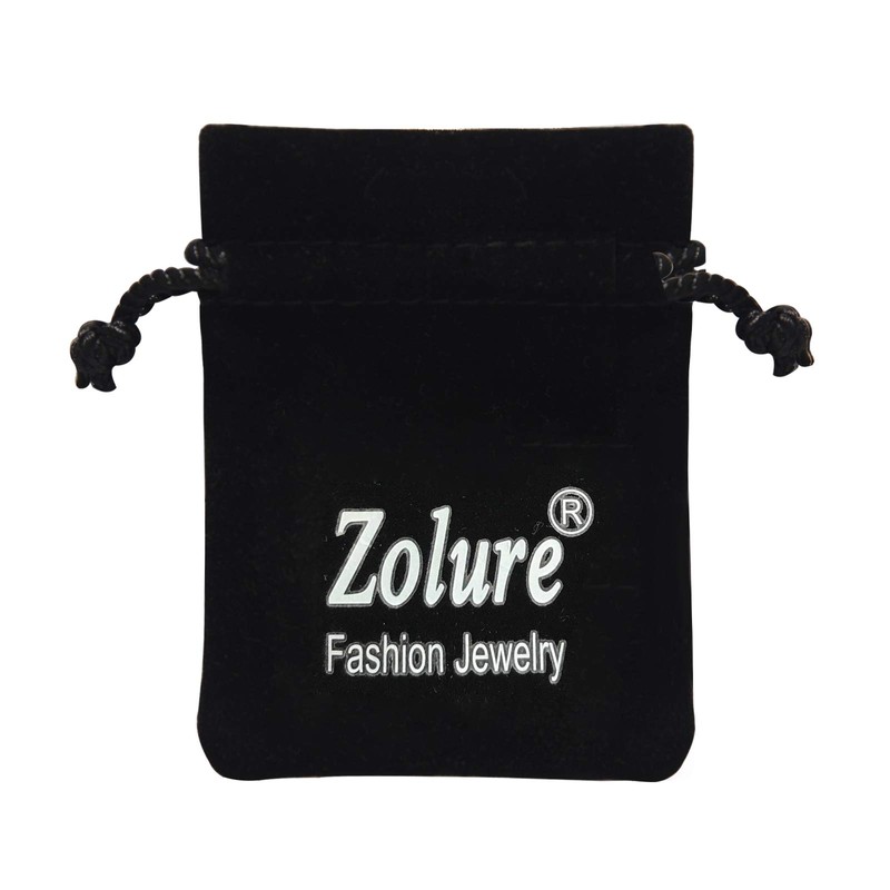 Zolure 16G Septum Piercing 8 mm Horseshoe Piercing Nose Piercing