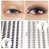Bodermincer Lash Extension 240pcs C Curl 10D/20D Cluster 8/9/10/11/12mm,10/11/12/13/14mm,12/13/14/15/16mm Mixed