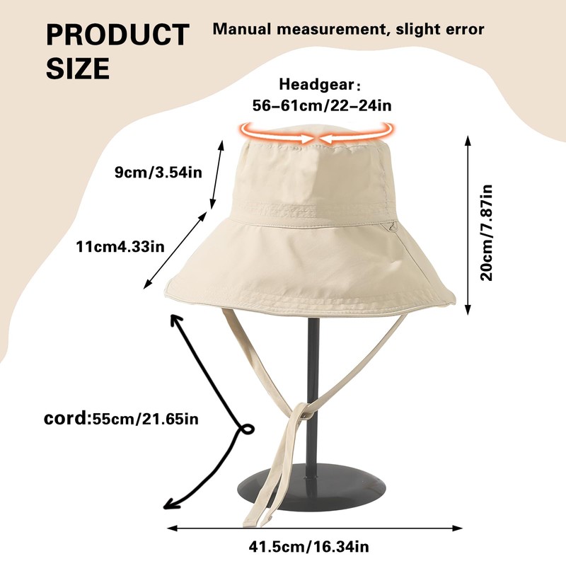 Shyllin Women's Sun Hat, beige, 60