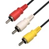 Video Cord: 3 pin to 3 pin 1.5m RCA pin
