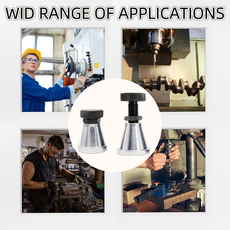 2/4 PCS Adjustable Screw Jack Post Machinist Jack Screw Stand