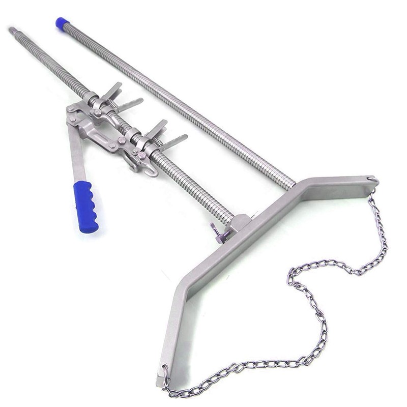 Calf Puller Veterinary Instruments with Blue Handle by G.S Online