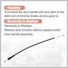 RATCHROLL Car Rear Left Barn Door Lock Cable for Ford