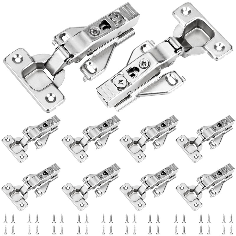 10 Pack 1/2'' Overlay Face Frame Soft Close Hidden Cabinet