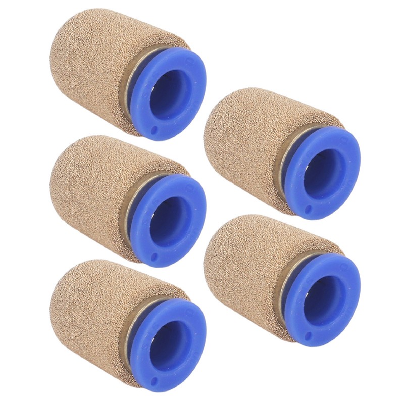 5Pcs Brass Pneumatic Exhaust Muffler Silencer Impact Resistant Efficient Noise