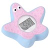 Baby Water Thermometer Starfish Clock Timing 3 Color Light Floating