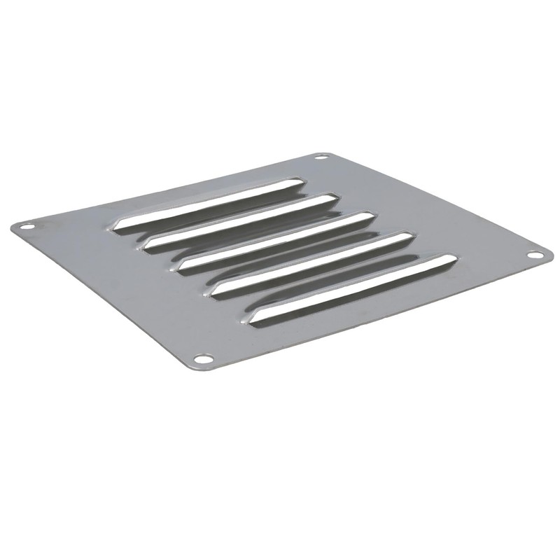 AB Tools Stainless Steel Louvre Vent Air Ventilator Grill 120mm
