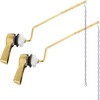 Hibbent 2 Pack Universal Toilet Tank Flush Lever Replacement, Toilet