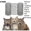 Unbranded 2 Pack Cat Tall Wall Brush Self Grooming Corner