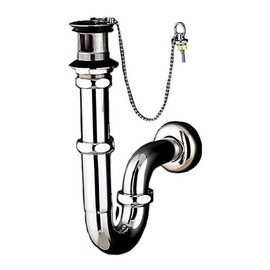 TOTO Wall Drain Fitting (1.3 inches (32 mm), P Trap, Rubber Stopper) T6P