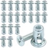 Jiozermi 20 Pcs Hollow Wall Anchors and Screws, Hollow Core