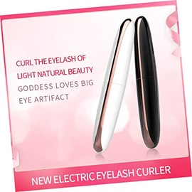 Baluue 3juegos Rizador De Pestañas Térmico Recargable Usb Curvado Natural y Para Maquillaje De Diseño Ergonómico y Material Seguro                    