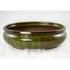 Yubonzai Oval Glazed Bonsai Pot, Cactus & Succulent Planter +