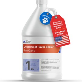 McKinnon Concrete Sealer, Paver Sealer Penetrating Semi Gloss Wet Look, Outdoor/Indoor (1 Gallon)